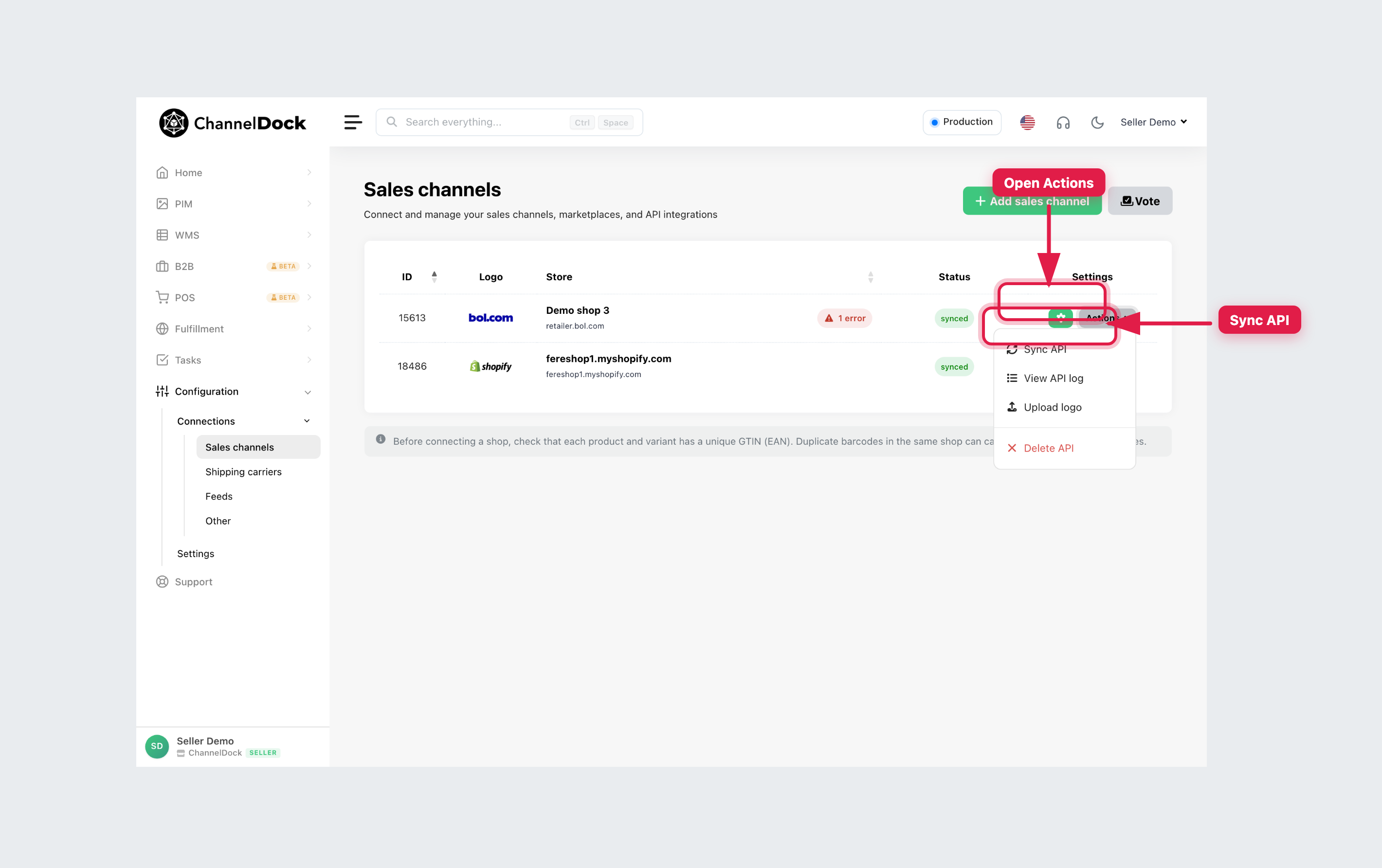 Sync API