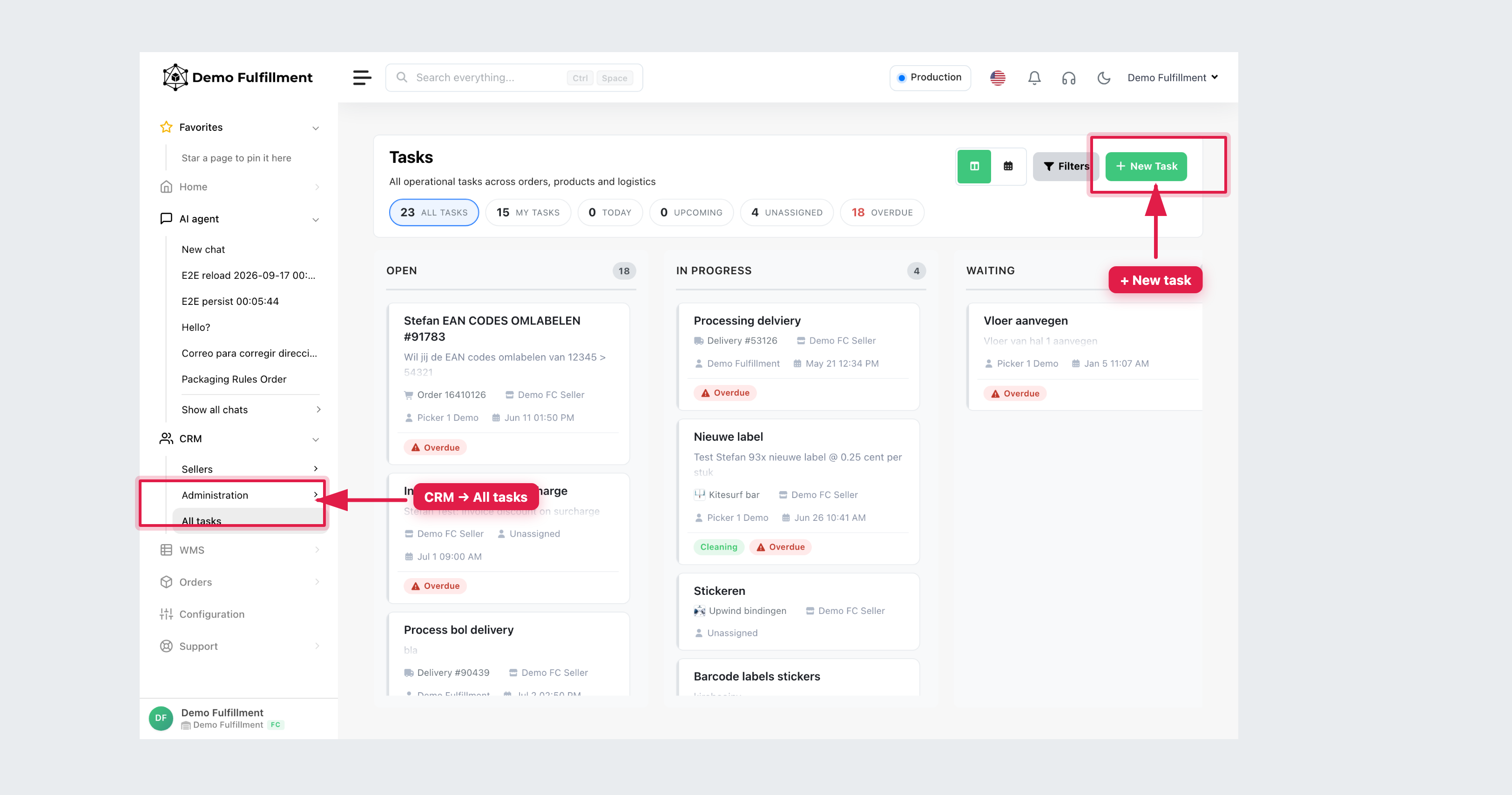 Tasks
