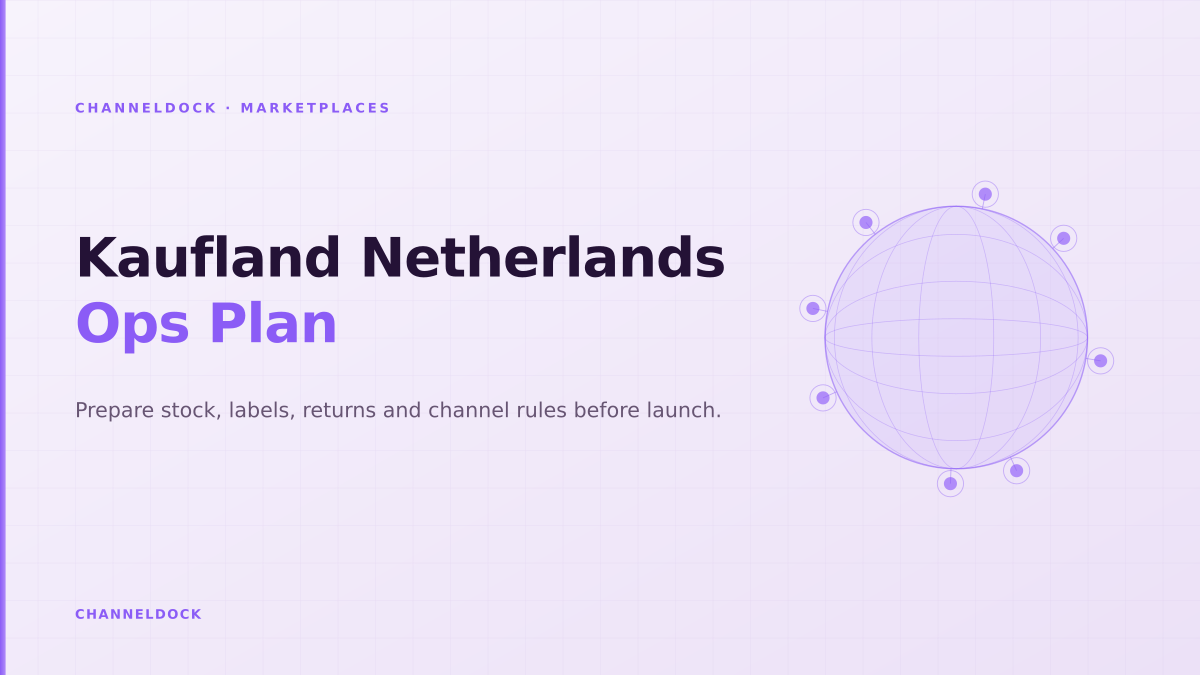 Kaufland Netherlands marketplace operations dashboard for sellers
