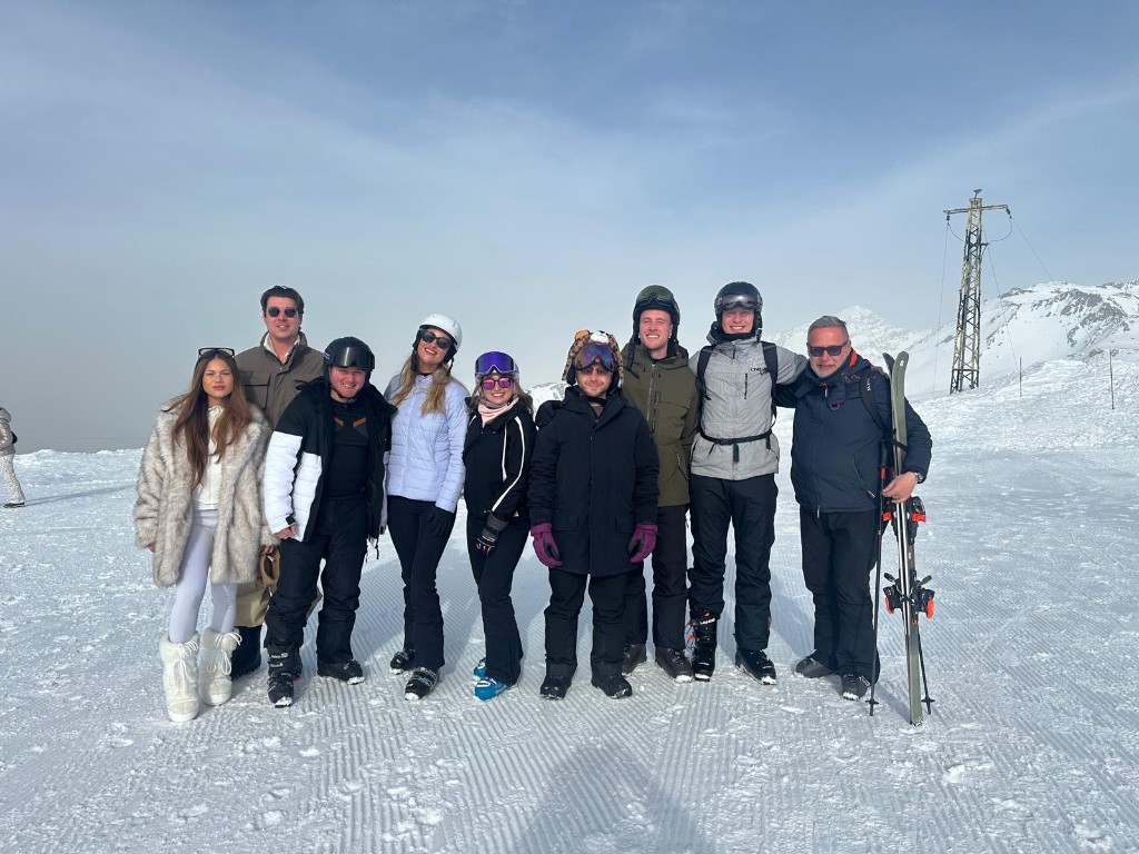 ChannelDock-team samen op skivakantie in de bergen